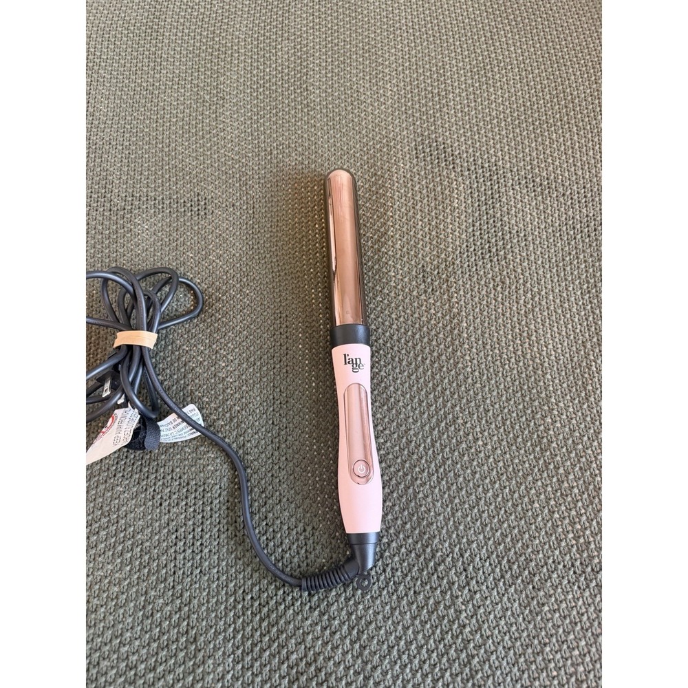 L'ange HT0266 Curling Wand 1" Rose Gold Hair Curler Dual Voltage